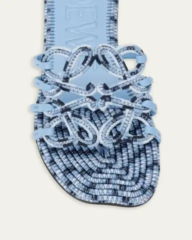 Loewe x Paula's Ibiza Petal Anagram Crochet Flat Slide Sandals | Thumbnail 3 Loewe x Paula's Ibiza Petal Anagram Crochet Flat Slide Sandals | Thumbnail 3