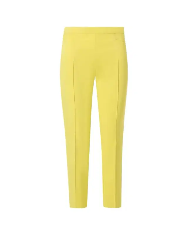 Franca Pintuck Cotton Slim-Leg Ankle Pants