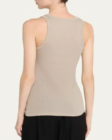 MAJESTIC FILATURES Lyocell Cotton Baby Rib Knit Tank | Thumbnail 3 MAJESTIC FILATURES Lyocell Cotton Baby Rib Knit Tank | Thumbnail 3
