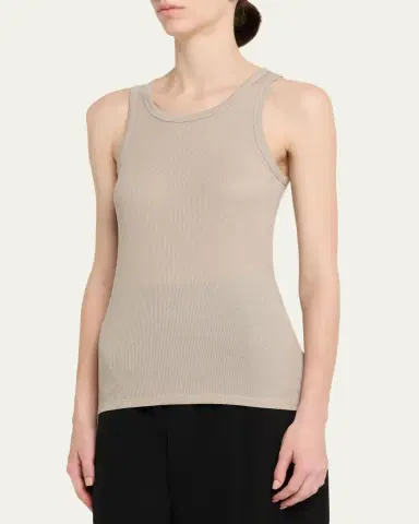 MAJESTIC FILATURES Lyocell Cotton Baby Rib Knit Tank | Thumbnail 4 MAJESTIC FILATURES Lyocell Cotton Baby Rib Knit Tank | Thumbnail 4