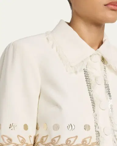 Cinq à Sept Nadia Embellished Jacket | Thumbnail 5 Cinq à Sept Nadia Embellished Jacket | Thumbnail 5