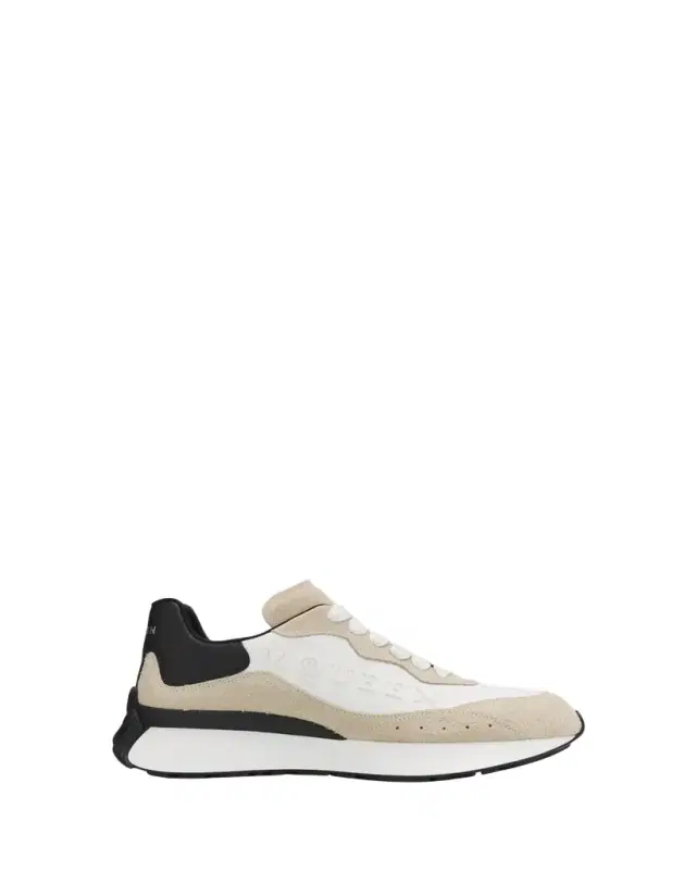 McQueen Men's Sprint Runner Mixed Media Sneakers