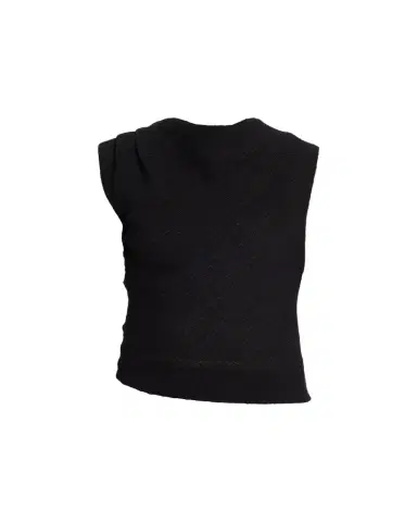 Vince Shadow Grid Cowl-Neck Top | Thumbnail 1 Vince Shadow Grid Cowl-Neck Top | Thumbnail 1