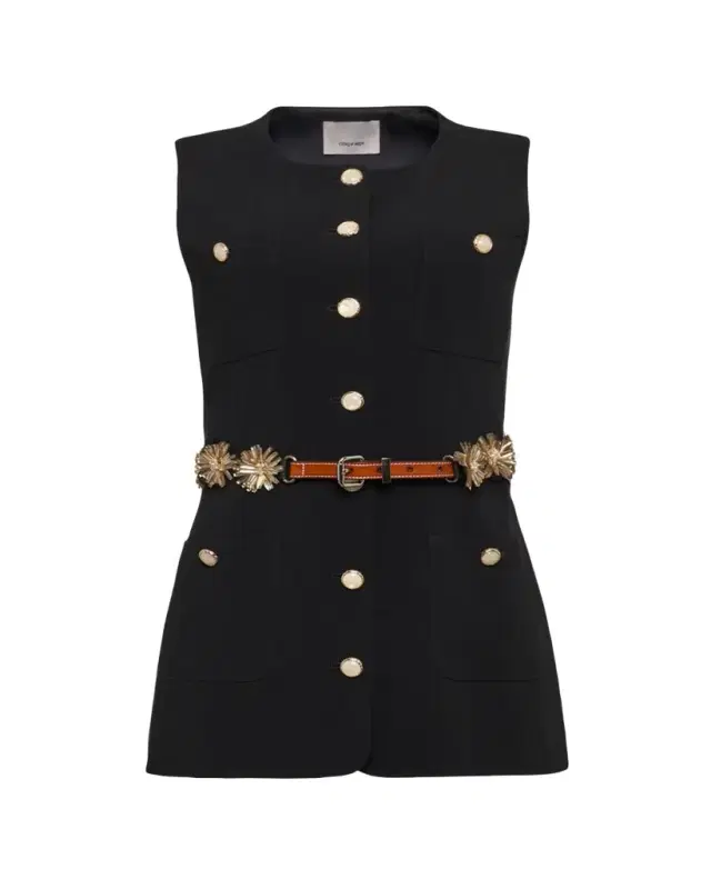 Cinq a Sept Kole Sunflare Belt Vest
