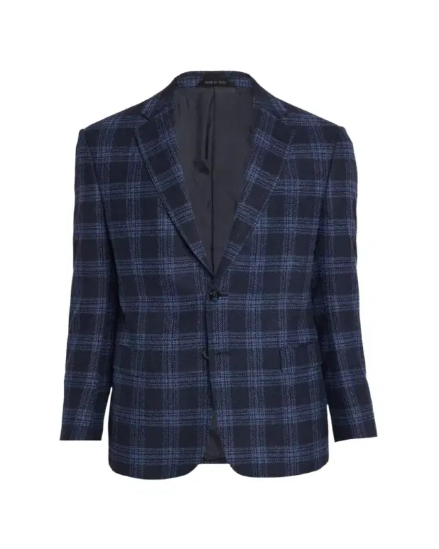 Giorgio Armani Men's Glen Plaid Single-Breasted Sport Coat