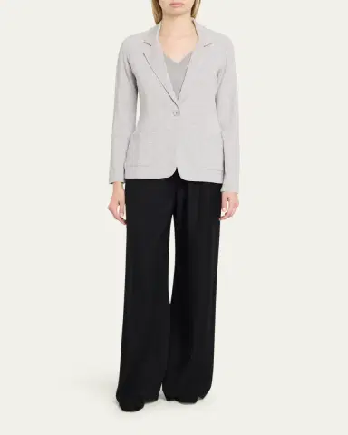 Majestic Filatures Organic Cotton French Terry Blazer | Thumbnail 2 Majestic Filatures Organic Cotton French Terry Blazer | Thumbnail 2