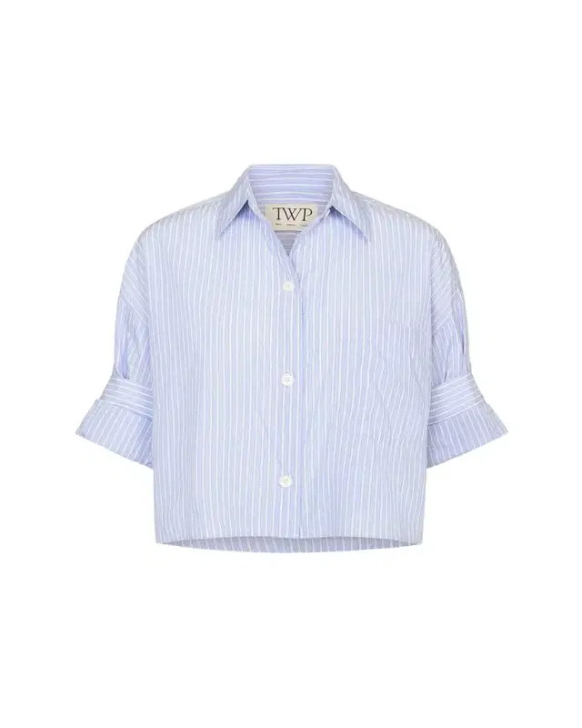 Next Ex Striped Cropped Shirt