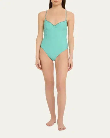 Ramy Brook Braided Jayda One-Piece Swimsuit | Thumbnail 2 Ramy Brook Braided Jayda One-Piece Swimsuit | Thumbnail 2