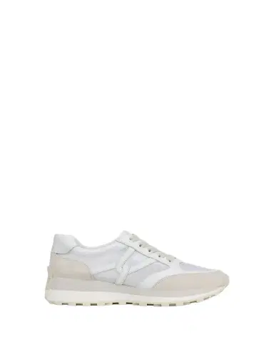 Veronica Beard Valentina Ripstop Mixed Leather Retro Sneakers | Thumbnail 1 Veronica Beard Valentina Ripstop Mixed Leather Retro Sneakers | Thumbnail 1