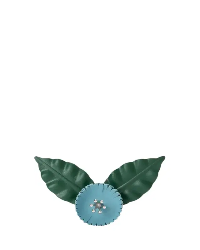 x Paula's Ibiza Leather Flower Pin