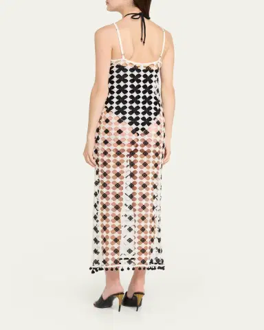 Ramy Brook Cleo Patterned Sheer Cover-Up Maxi-Dress | Thumbnail 3