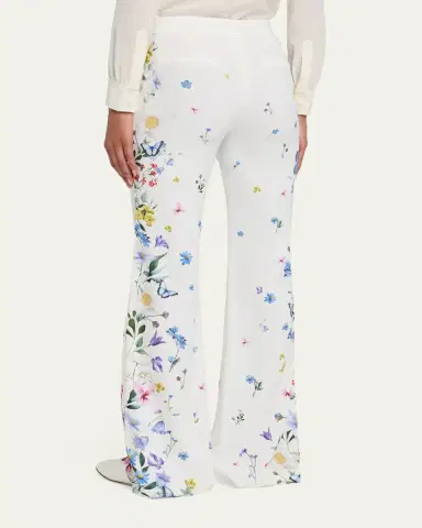 Alice + Olivia Andrew Low-Rise Slim Bootcut Pants | Thumbnail 3 Alice + Olivia Andrew Low-Rise Slim Bootcut Pants | Thumbnail 3
