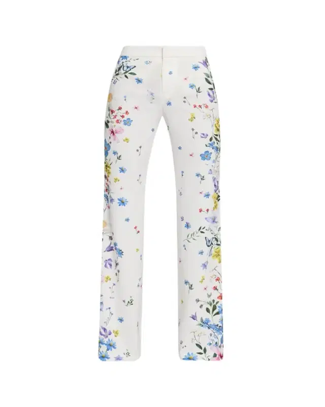 Andrew Low-Rise Slim Bootcut Pants