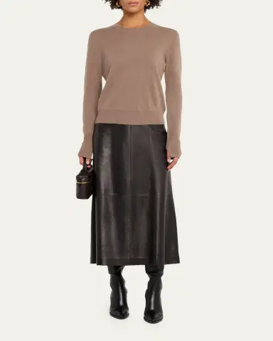 Joseph Crewneck Lightweight Cashmere Sweater | Thumbnail 2 Joseph Crewneck Lightweight Cashmere Sweater | Thumbnail 2