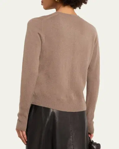 Joseph Crewneck Lightweight Cashmere Sweater | Thumbnail 3 Joseph Crewneck Lightweight Cashmere Sweater | Thumbnail 3