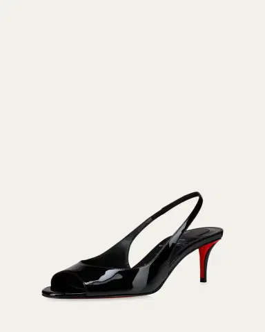 Christian Louboutin 60mm Sofia Z Patent Leather Slingback Pumps | Thumbnail 2 Christian Louboutin 60mm Sofia Z Patent Leather Slingback Pumps | Thumbnail 2
