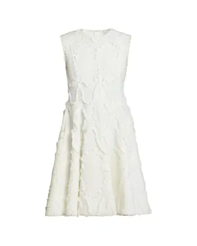 Erdem Textured Denim Fit-&-Flare Mini Dress | Thumbnail 1 Erdem Textured Denim Fit-&-Flare Mini Dress | Thumbnail 1