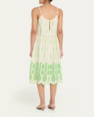 Ramy Brook Sandra Embroidered Midi Dress | Thumbnail 3 Ramy Brook Sandra Embroidered Midi Dress | Thumbnail 3
