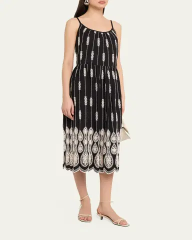 Ramy Brook Sandra Embroidered Midi Dress | Thumbnail 8 Ramy Brook Sandra Embroidered Midi Dress | Thumbnail 8