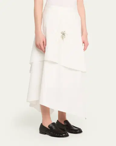 3.1 Phillip Lim Embellished Layered Midi Skirt | Thumbnail 4
