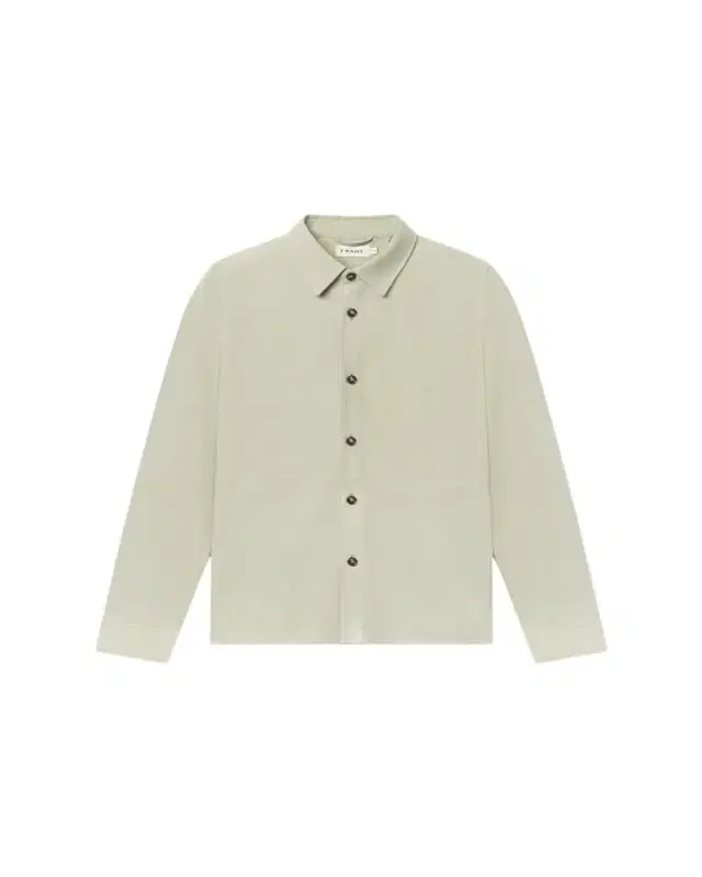 Men's Suede Button-Down Shirt