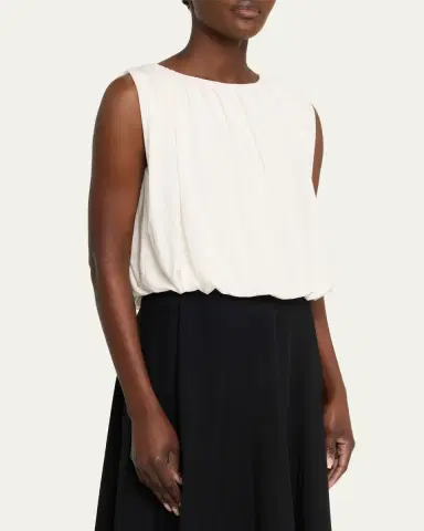 Vince Sleeveless Bubble Top | Thumbnail 4