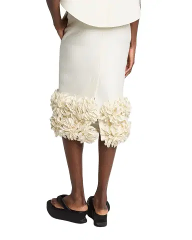 Balenciaga Pointy Flower Midi Pencil Skirt | Thumbnail 1 Balenciaga Pointy Flower Midi Pencil Skirt | Thumbnail 1