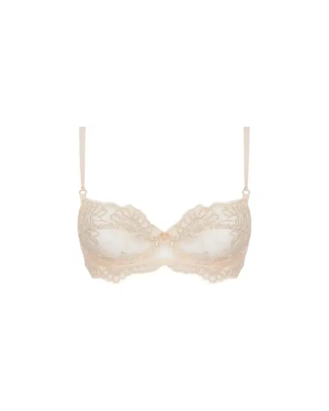 Lise Charmel Elegance Artist Scalloped-Trim Tulle Demi Bra