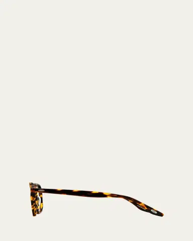 Barton Perreira Men's Keyhole-Bridge Acetate Square Sunglasses | Thumbnail 3