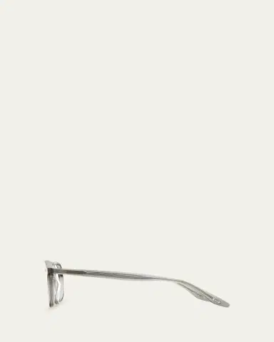 Barton Perreira Men's Keyhole-Bridge Acetate Square Sunglasses | Thumbnail 6