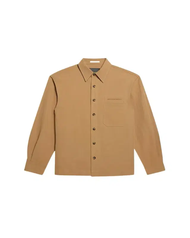 Helmut Lang Men's Sailor Slub Cotton and Linen Overshirt