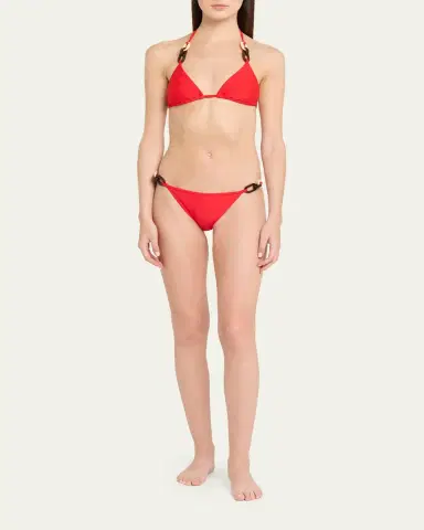 Ramy Brook Nancy Ring Triangle Bikini Top | Thumbnail 2