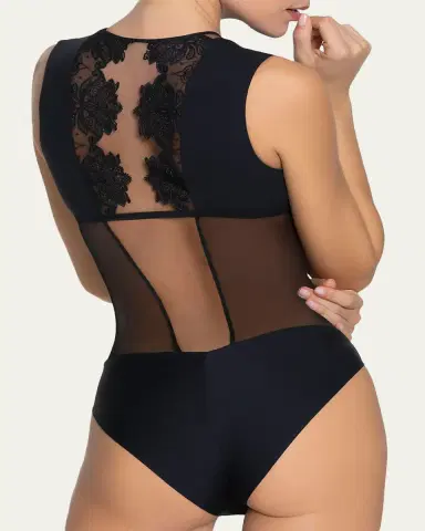 Lise Charmel Diva Glamour Embroidered Tulle Bodysuit | Thumbnail 3 Lise Charmel Diva Glamour Embroidered Tulle Bodysuit | Thumbnail 3