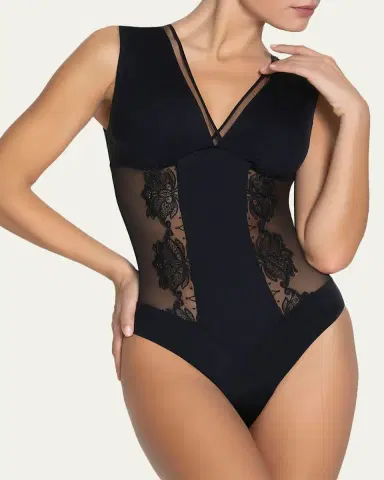 Lise Charmel Diva Glamour Embroidered Tulle Bodysuit | Thumbnail 4 Lise Charmel Diva Glamour Embroidered Tulle Bodysuit | Thumbnail 4