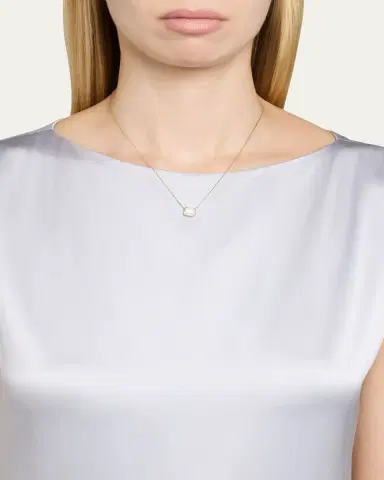Shashi Emerald Baguette Necklace | Thumbnail 2