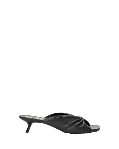 Loewe x Paula's Ibiza 45mm Pebble Soft Leather Slide Sandals | Thumbnail 1 Loewe x Paula's Ibiza 45mm Pebble Soft Leather Slide Sandals | Thumbnail 1