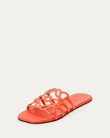 Loewe x Paula's Ibiza Petal Leather Anagram Slide Sandals | Thumbnail 6