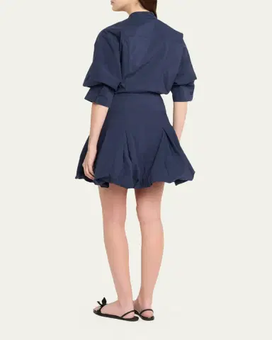 Simkhai Effie Cotton Bubble Mini Dress | Thumbnail 3 Simkhai Effie Cotton Bubble Mini Dress | Thumbnail 3