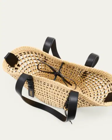 Loewe x Paula's Ibiza Braid Small Woven Basket Tote Bag | Thumbnail 3 Loewe x Paula's Ibiza Braid Small Woven Basket Tote Bag | Thumbnail 3