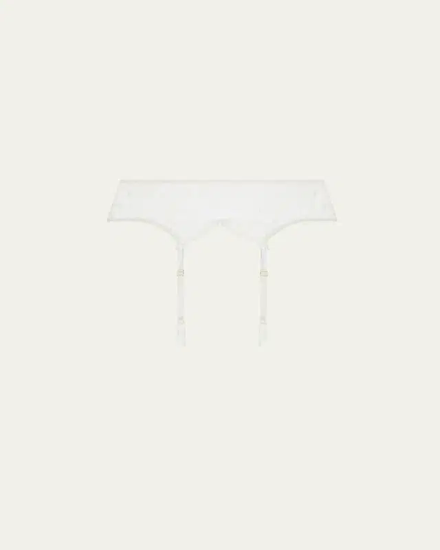 Lise Charmel Sublime Organza Embroidered Lace Suspender Belt