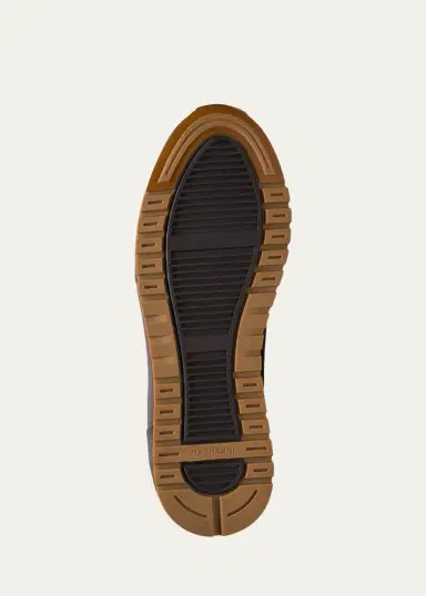 Magnanni Men's Ibiza II Leather Low-Top Sneakers | Thumbnail 4 Magnanni Men's Ibiza II Leather Low-Top Sneakers | Thumbnail 4