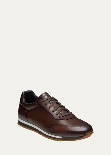 Magnanni Men's Ibiza II Leather Low-Top Sneakers | Thumbnail 6 Magnanni Men's Ibiza II Leather Low-Top Sneakers | Thumbnail 6