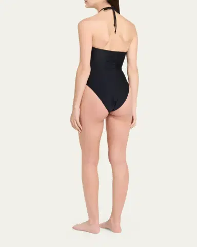 Ramy Brook Marjorie Ring Halter One-Piece Swimsuit | Thumbnail 3 Ramy Brook Marjorie Ring Halter One-Piece Swimsuit | Thumbnail 3