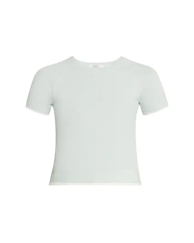 Vince Short-Sleeve Double-Layer Tee