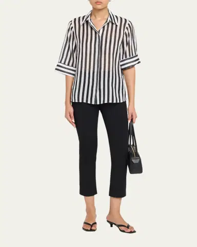 Kobi Halperin Jolie Striped Cotton Blouse | Thumbnail 2 Kobi Halperin Jolie Striped Cotton Blouse | Thumbnail 2