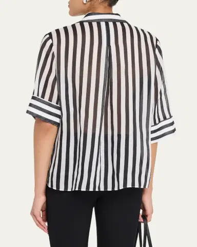 Kobi Halperin Jolie Striped Cotton Blouse | Thumbnail 3 Kobi Halperin Jolie Striped Cotton Blouse | Thumbnail 3