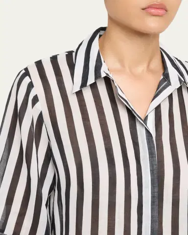 Kobi Halperin Jolie Striped Cotton Blouse | Thumbnail 5 Kobi Halperin Jolie Striped Cotton Blouse | Thumbnail 5