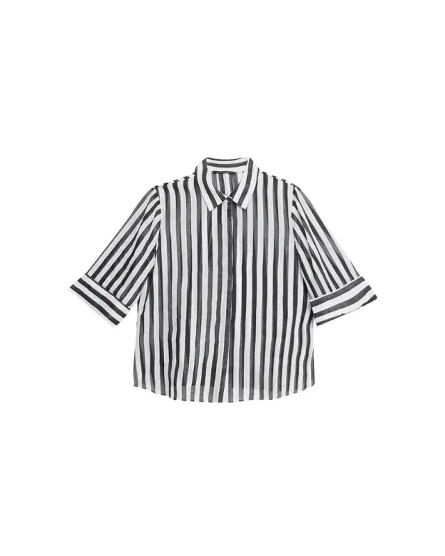 Kobi Halperin Jolie Striped Cotton Blouse