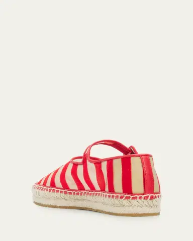 Loeffler Randall Clover Striped Mesh Mary Jane Espadrilles | Thumbnail 2 Loeffler Randall Clover Striped Mesh Mary Jane Espadrilles | Thumbnail 2