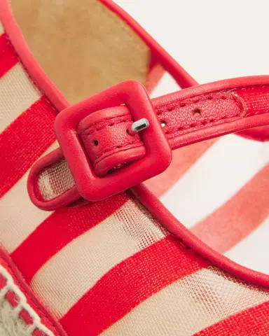 Loeffler Randall Clover Striped Mesh Mary Jane Espadrilles | Thumbnail 3 Loeffler Randall Clover Striped Mesh Mary Jane Espadrilles | Thumbnail 3